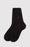 Mavi Crew Socks In Black In Black