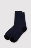 Mavi Crew Socks In Total Eclipse In Blue