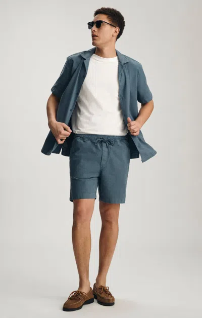 Mavi Drawstring Shorts In Flint Stone In Blue