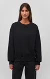 Mavi Drop Shoulder Sweatshirt In Black In Black