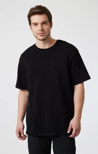 Mavi Drop Shoulder T-shirt In Black