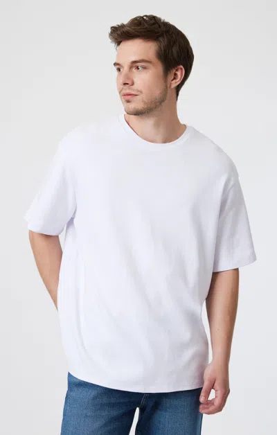 Mavi Drop Shoulder T-shirt In White