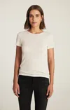 Mavi Edition Cap Sleeve T-shirt In Marshmallow In White