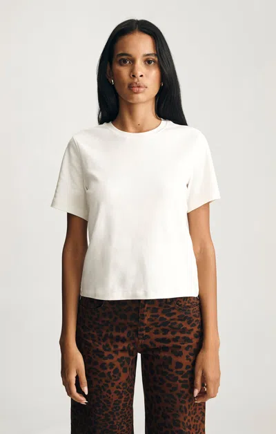 Mavi Edition Crew Neck T-shirt In Marshmallow In White
