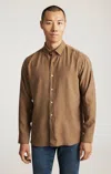 Mavi Edition Long Sleeve Button-up Shirt In Shitake In Brown