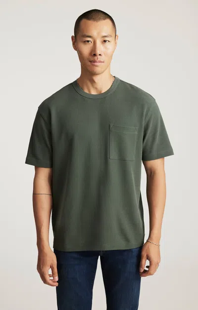Mavi Edition Pocket T-shirt In Urban Chic In Green