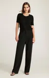 Mavi Edition Straight Leg Pants In Black In Black