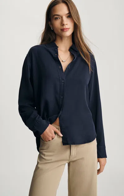 Mavi Edition Tencel™ Button-up Shirt In Inkling In Blue