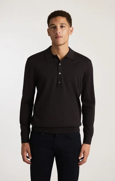 Mavi Edition Wool Polo Sweater In Major Brown