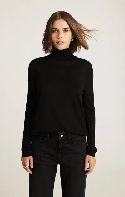 Mavi Edition Wool Turtleneck Sweater In Black