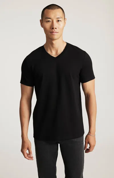 Mavi Editionv-neck T-shirt In Black