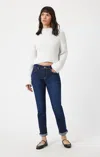 Mavi Emma Slim Boyfriend In Deep Flex Blue In Dark Blue