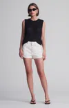 Mavi Fiora Relaxed Shorts In Off White 90's