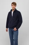 Mavi Fleece Jacket In Navy Blazer In Dark Blue