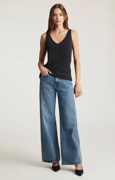 Mavi Florida Wide Leg In Dark  Classic Blue In Black