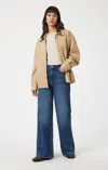 Mavi Florida Wide Leg In Midnight Classic Blue In Dark Blue