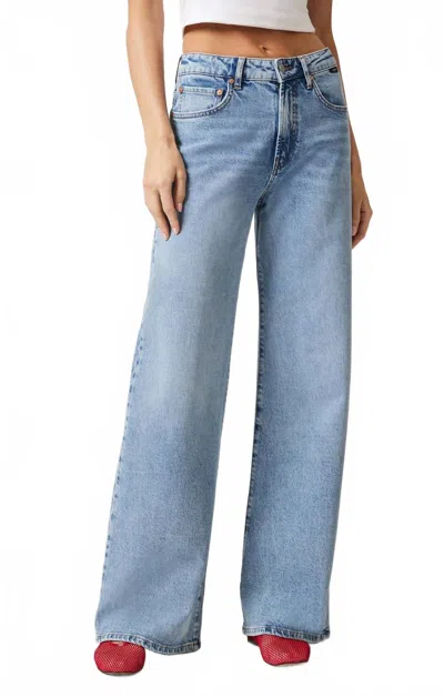 Mavi Florida Wide-leg Jeans In Classic Blue