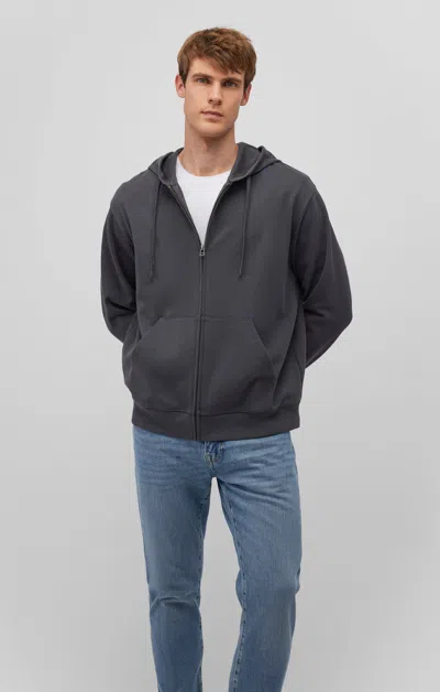 Mavi Full Zip Hoodie In Pirate Black