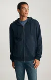 Mavi Full Zip Hoodie In Total Eclipse In Blue
