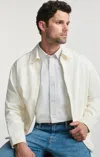 Mavi Full Zip Jacket In Antique White In White