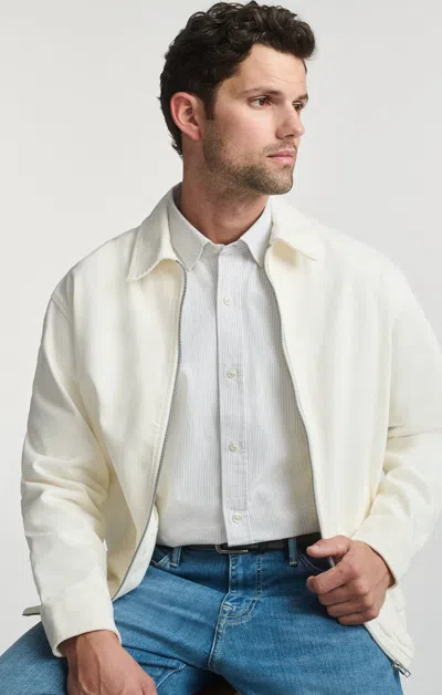 Mavi Full Zip Jacket In Antique White