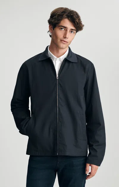 Mavi Full Zip Overshirt In Dark Navy In Dark Blue