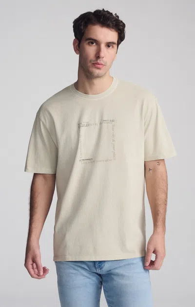Mavi Graphic Crew Neck T-shirt In Pelican