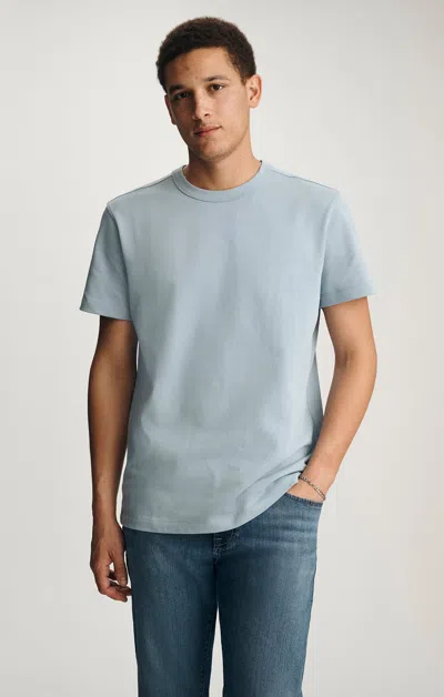 Mavi Heritage Crew Neck T-shirt In Dusty Blue