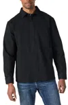 Mavi Hidden Placket Zip Jacket In Black In Black