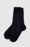 Mavi Honeycomb Crew Socks In Total Eclipse In Blue
