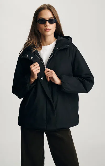 Mavi Hooded Jacket In Black