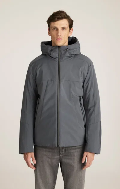 Mavi Hooded Parka In Turbulence In Gray