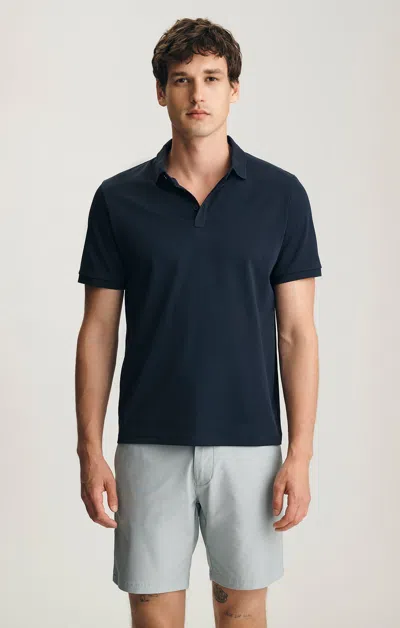 Mavi Interlock Polo T-shirt In Black