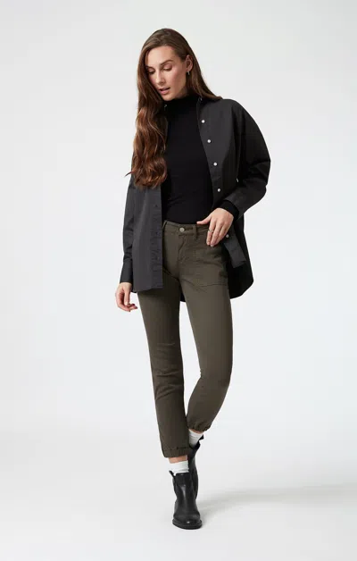 Mavi Ivy Slim Cargo In Oak Twill In Brown