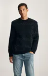 Mavi Jacquard Sweater In Black Iris In Black