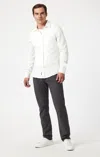Mavi Jake Slim Leg In Ash Luxe Twill In Dark Grey