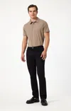 Mavi Jake Slim Leg In Black Feather Blue In Black
