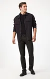 Mavi Jake Slim Leg In Brown Herringbone In Brown