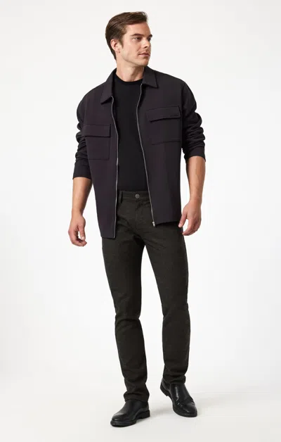 Mavi Jake Slim Leg In Brown Herringbone