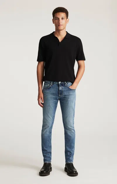 Mavi Jake Slim Leg In  Brushed Classic Blue