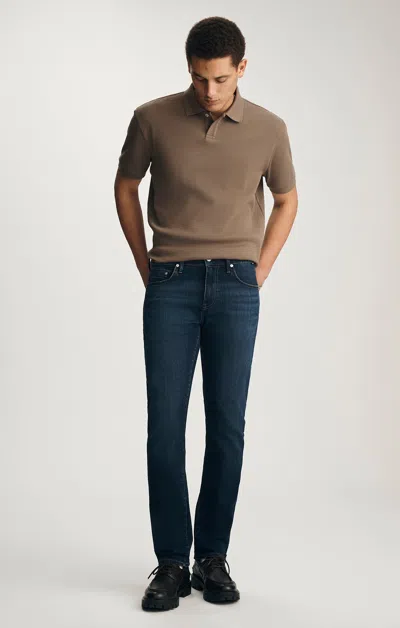 Mavi Jake Slim Leg In Dark Brushed Williamsburg In Blue