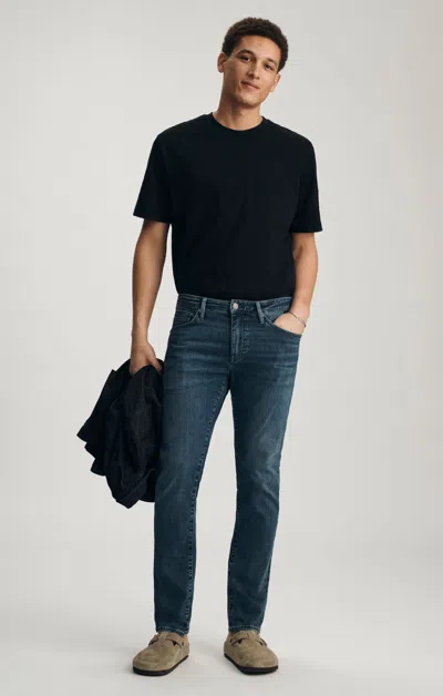 Mavi Jake Slim Leg In Dark  Organic Vintage In Blue