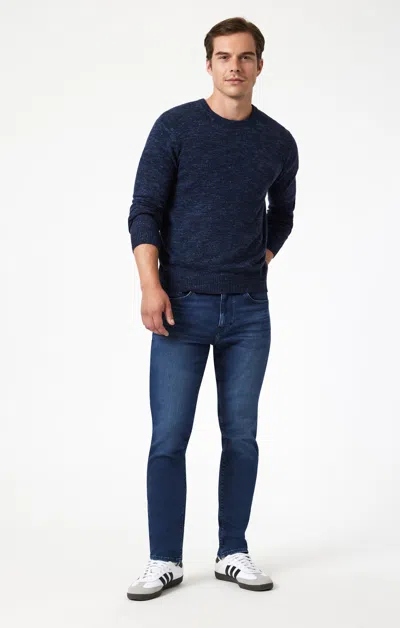 Mavi Jake Slim Leg In Dark Supermove In Dark Blue