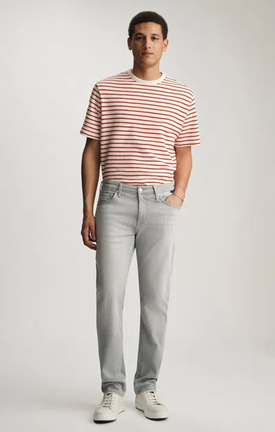 Mavi Jake Slim Leg In Ice Grey Williamsburg In Gray