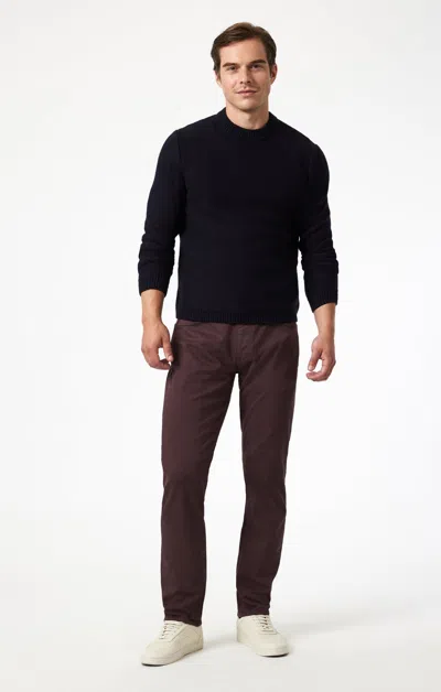 Mavi Jake Slim Leg In Latte Athletic In Red