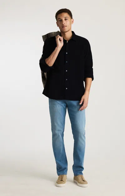 Mavi Jake Slim Leg In Light Brushed Feather Blue