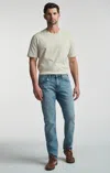 Mavi Jake Slim Leg In Light Brushed Organic Vintage In Light Blue