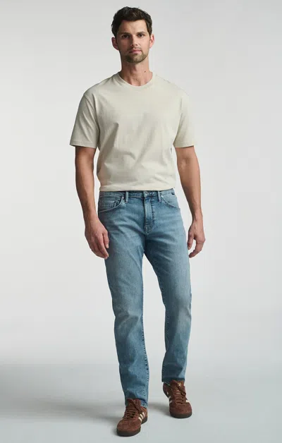Mavi Jake Slim Leg In Light Brushed Organic Vintage In Light Blue