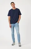 Mavi Jake Slim Leg In Light  Feather Blue In Light Blue