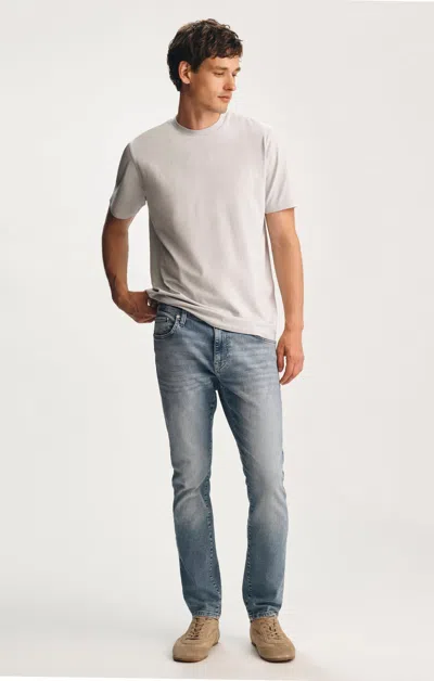 Mavi Jake Slim Leg In Mid Brushed Classic Vintage In Blue
